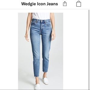Levi's wedgie icon jeans